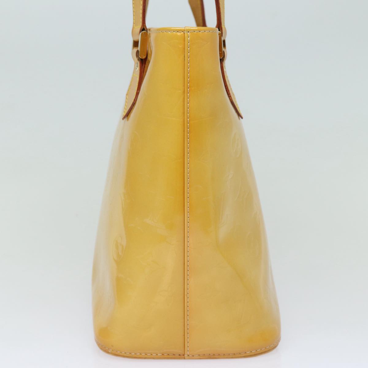 Louis Vuitton Houston Beige Patent Leather Handbag