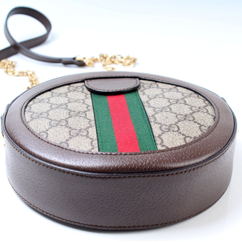 550618 Ophidia GG Round Small Crossbody