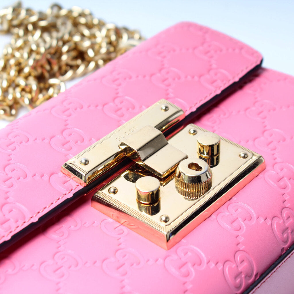 409487 Padlock Guccissima Small