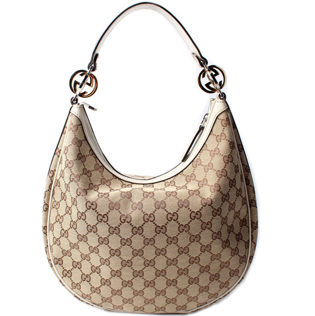 232962 GG Canvas Twins Hobo
