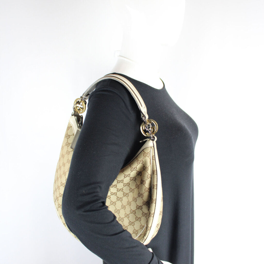 232962 GG Canvas Twins Hobo