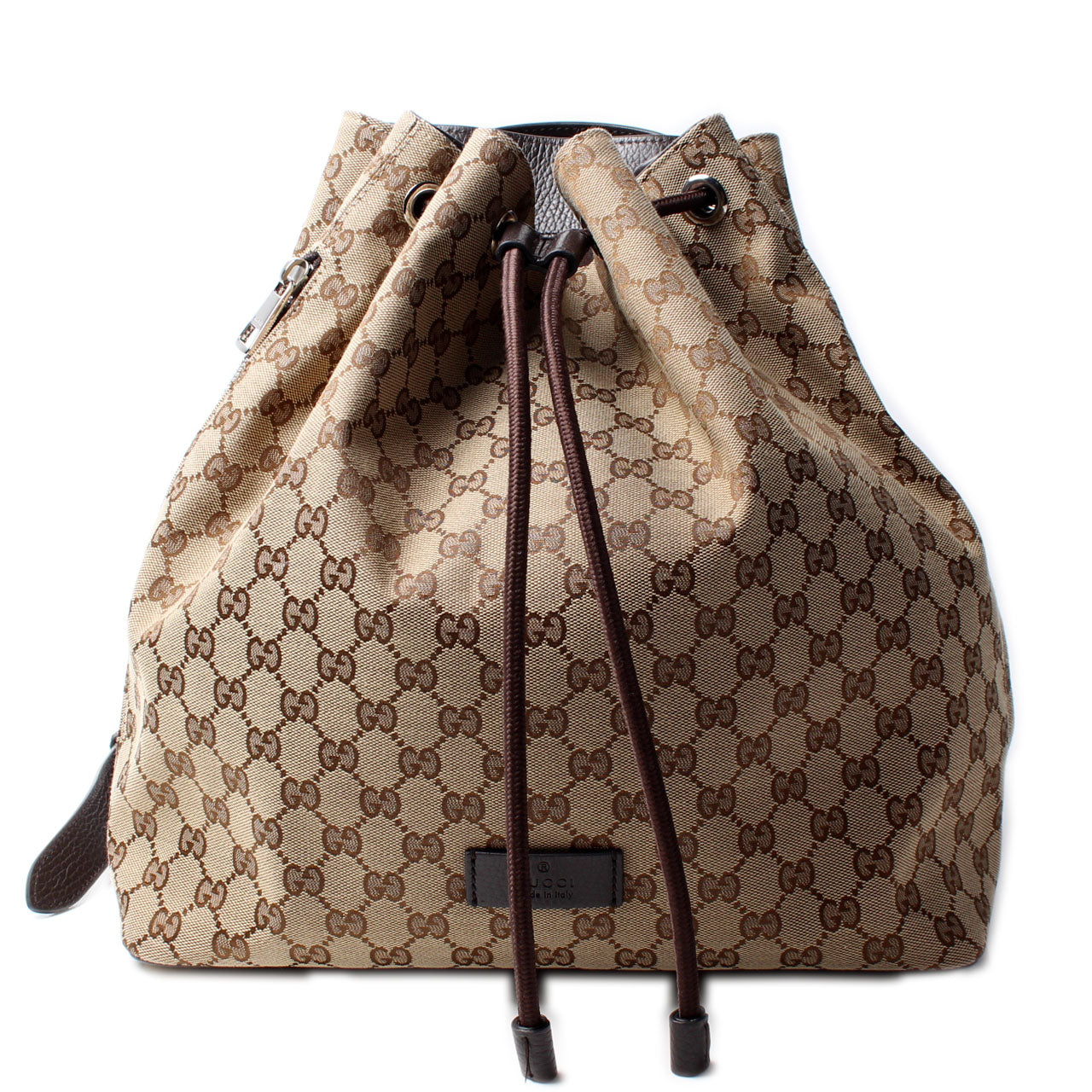 449175 GG Canvas Drawstring Backpack