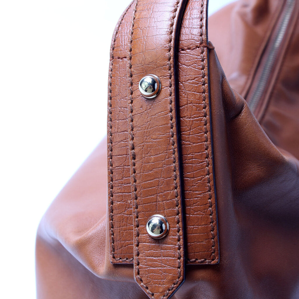 115867 Horsebit Leather Hobo