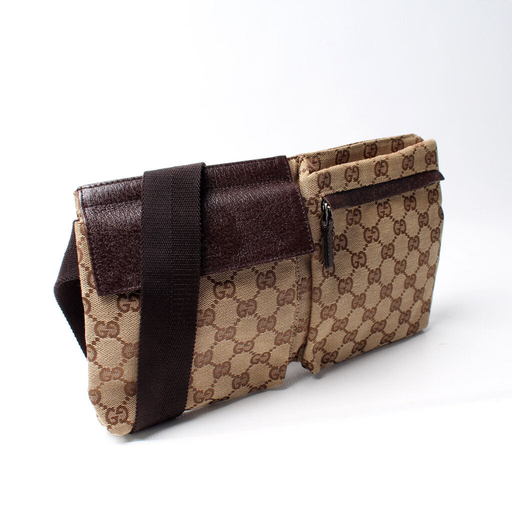 28566 GG Canvas Waist Bag