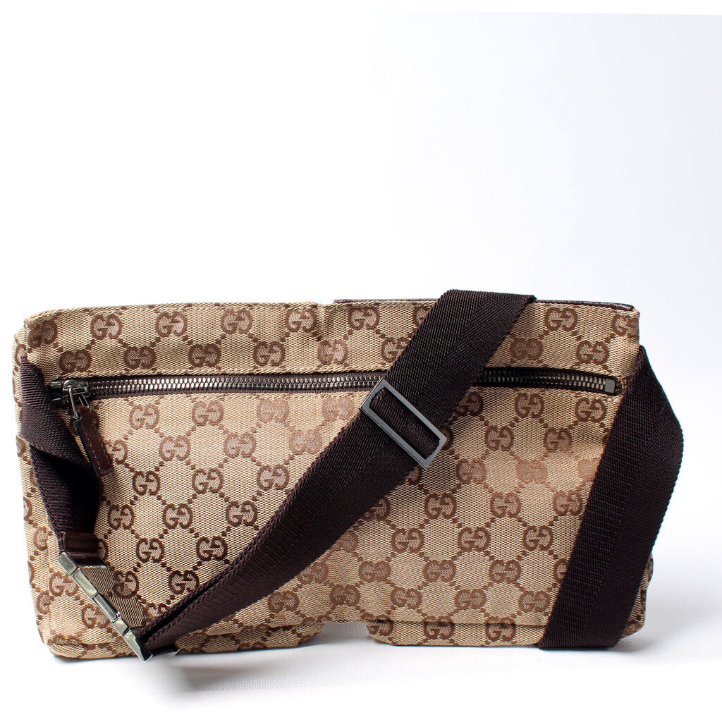 28566 GG Canvas Waist Bag