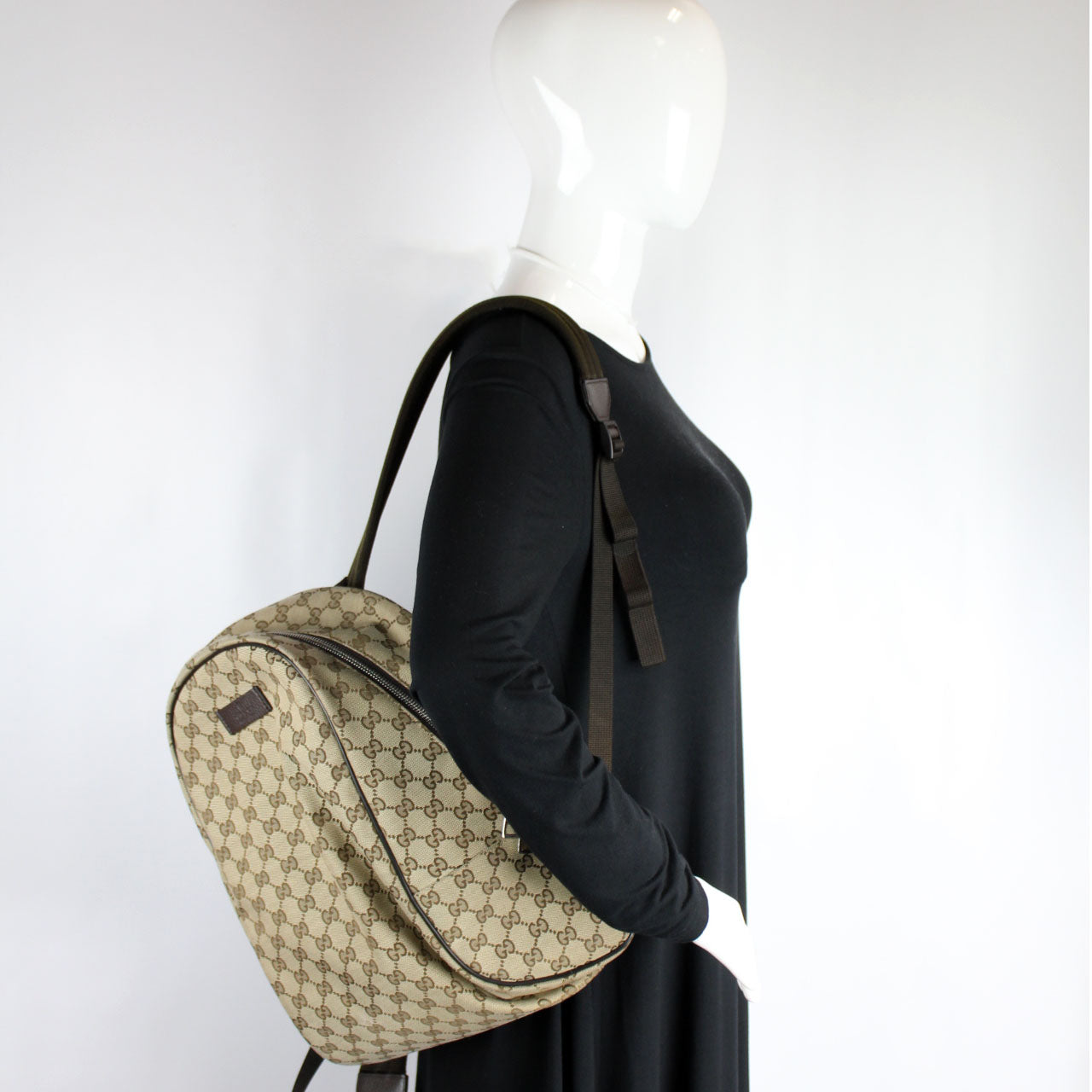 449906 GG Canvas Travel Backpack