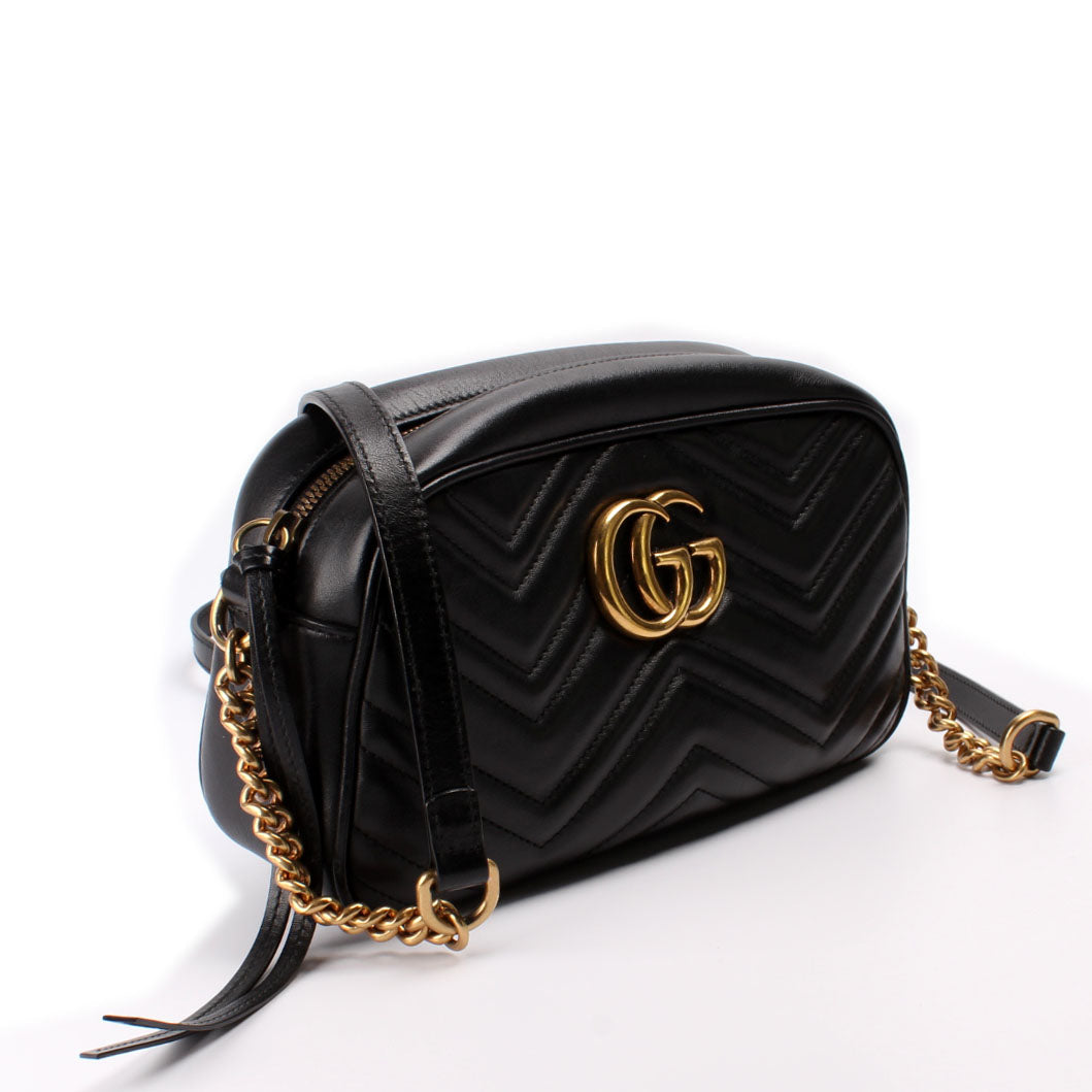 447632 Marmont Small Leather Camera Bag