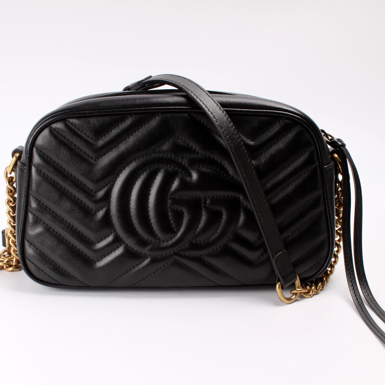 447632 Marmont Small Leather Camera Bag