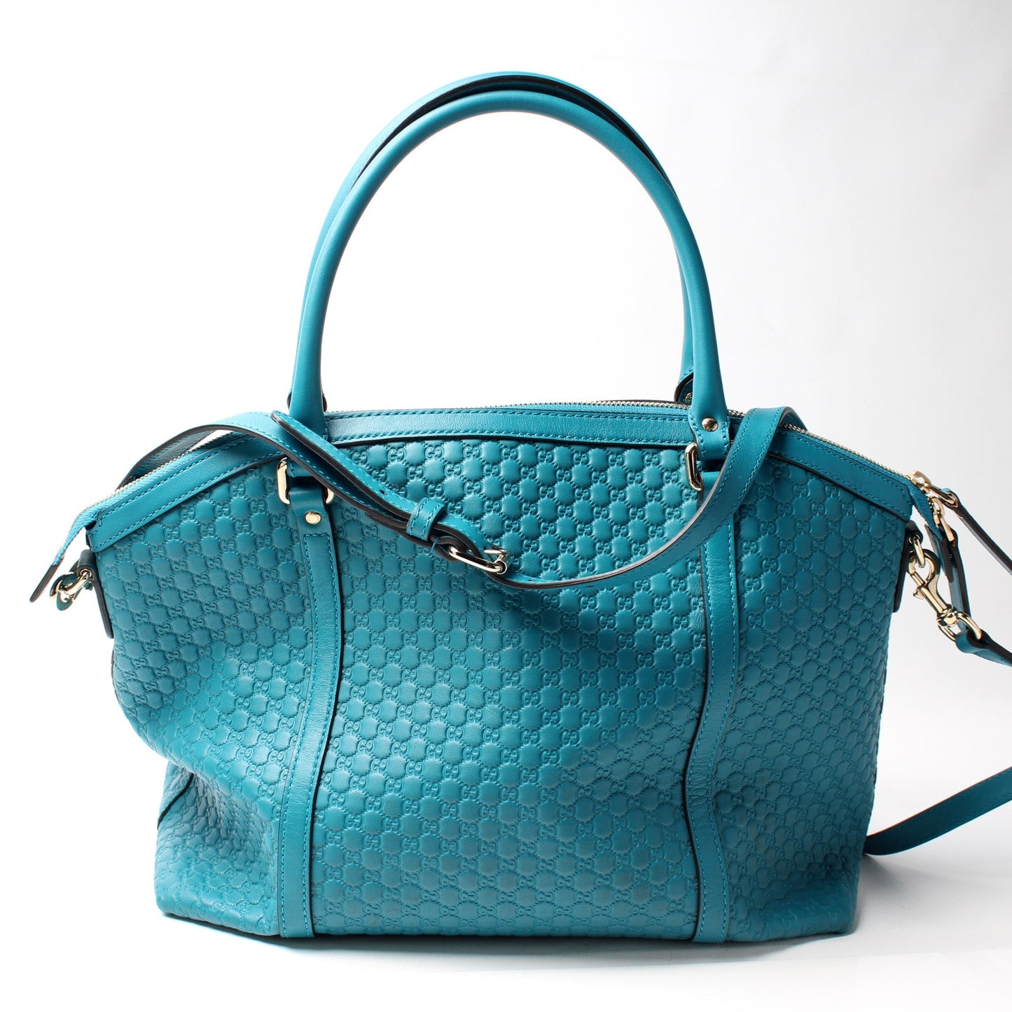 449657 Micro Guccissima Zip Tote