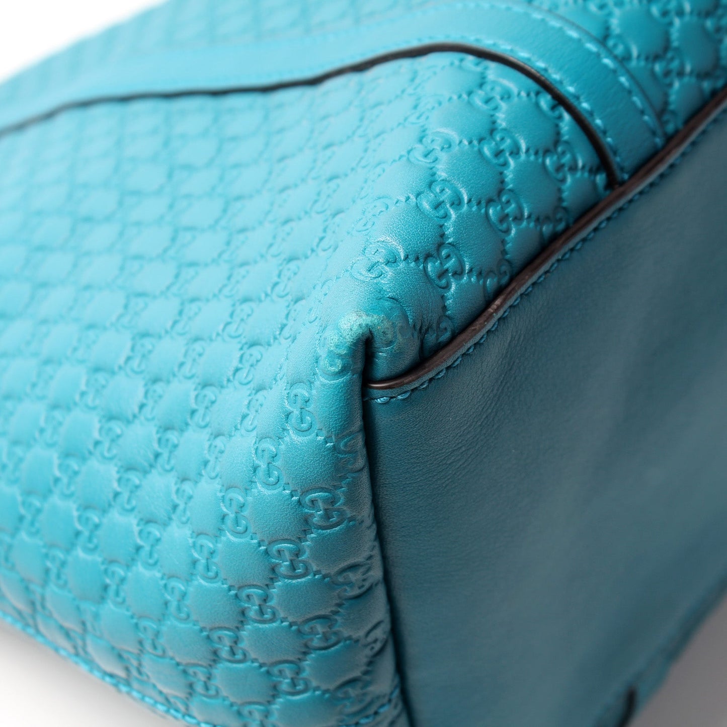 449657 Micro Guccissima Zip Tote