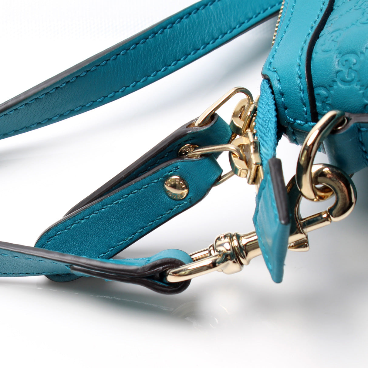 449657 Micro Guccissima Zip Tote
