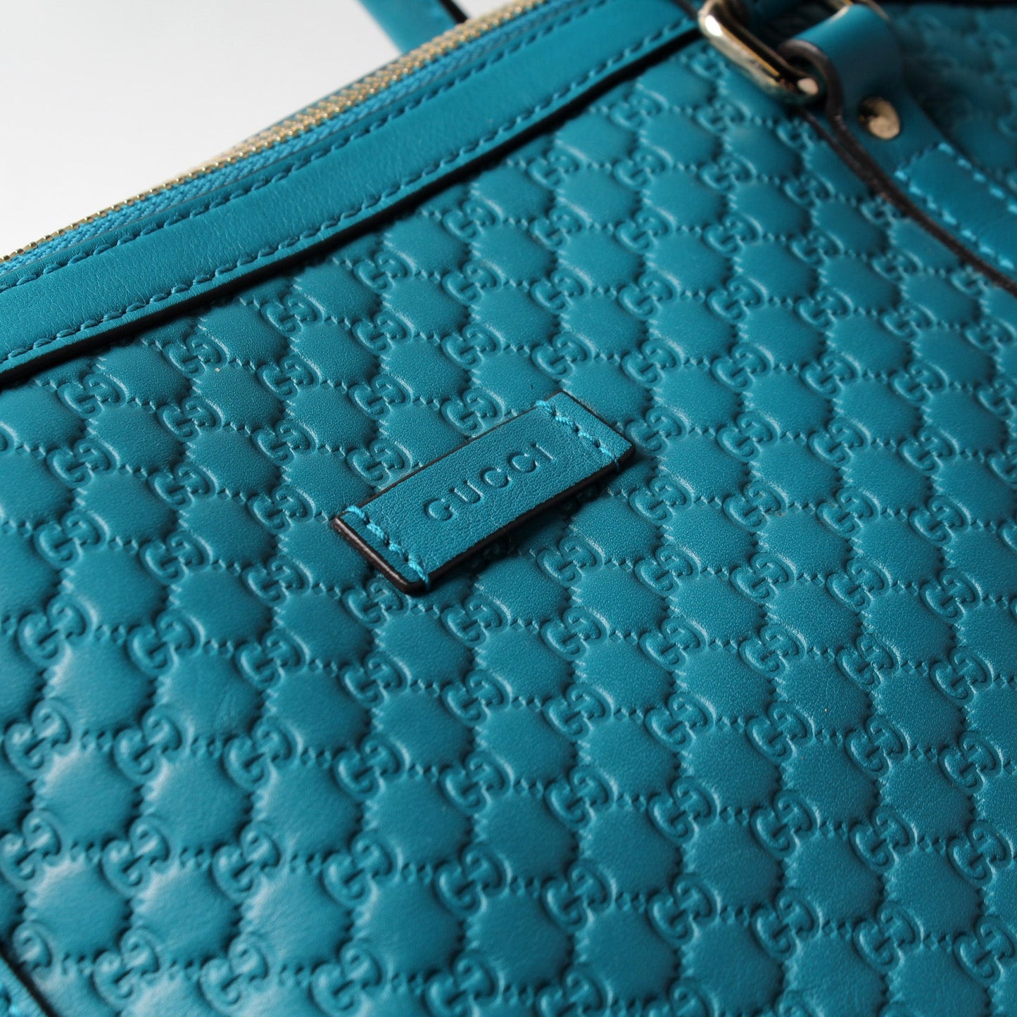 449657 Micro Guccissima Zip Tote