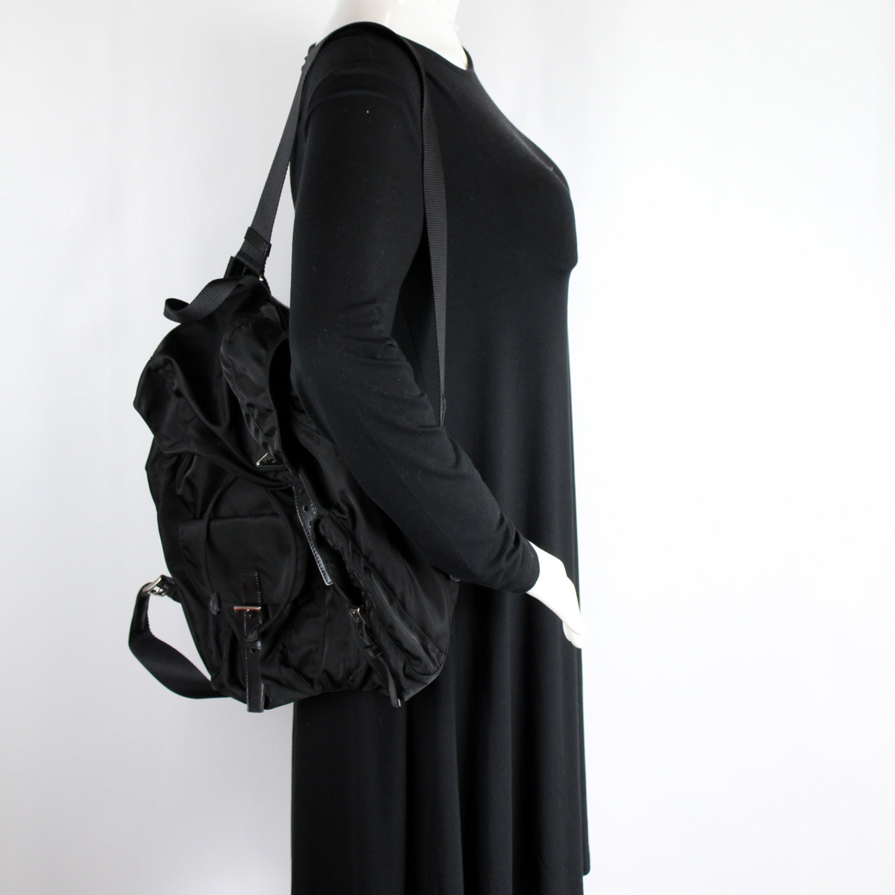 Vintage Nylon Backpack Large