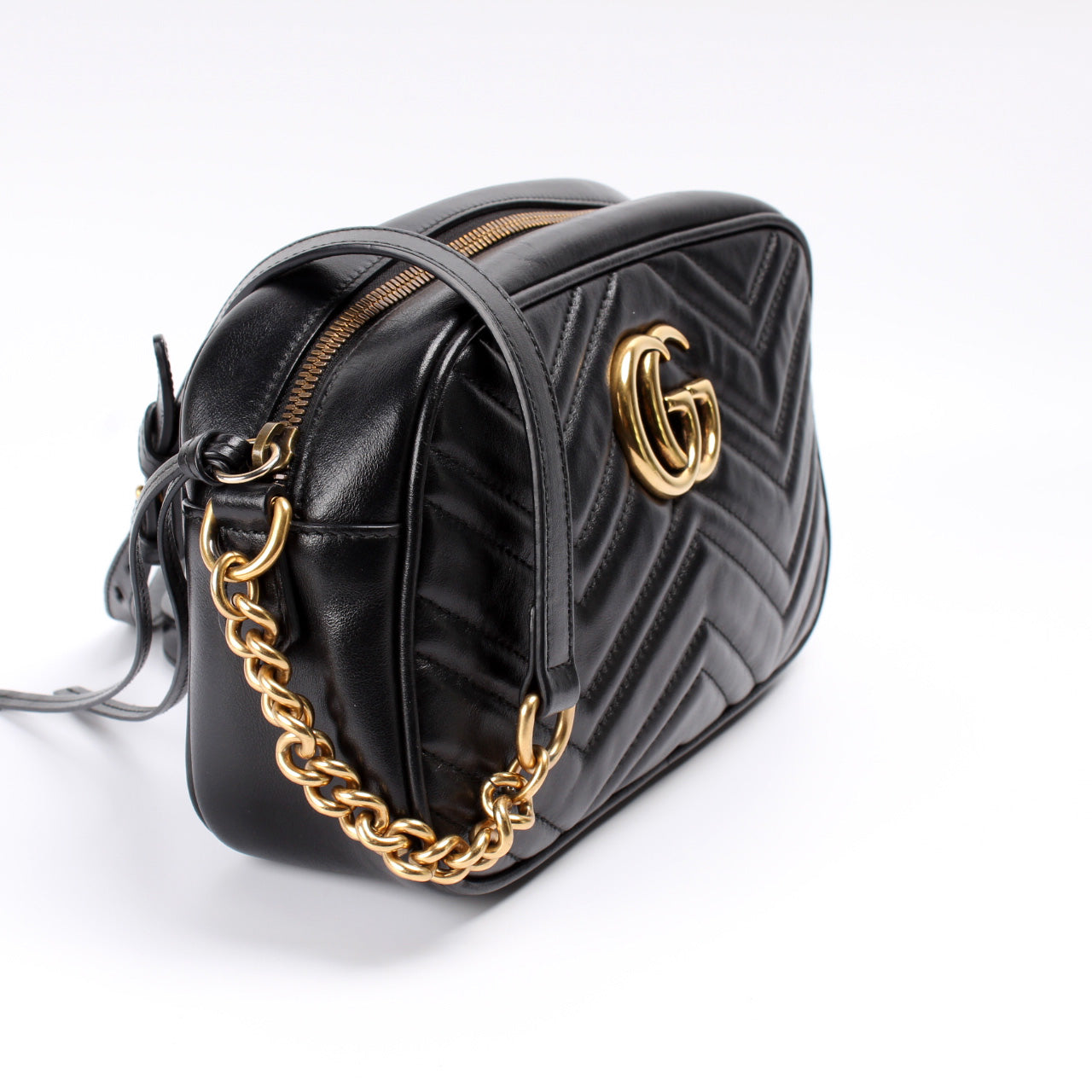 447632 Marmont Small Leather Camera