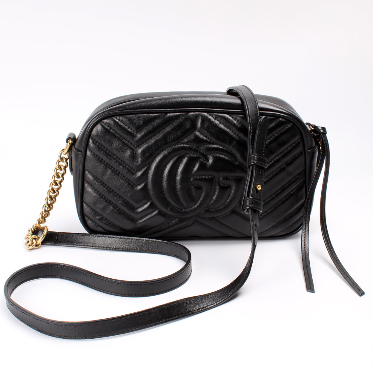447632 Marmont Small Leather Camera
