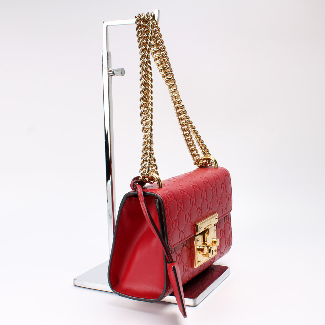 409487 Padlock Guccissima Small