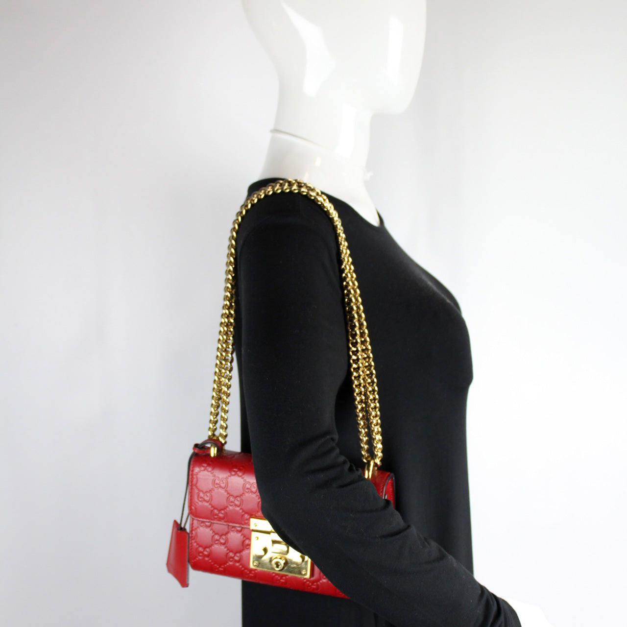 409487 Padlock Guccissima Small