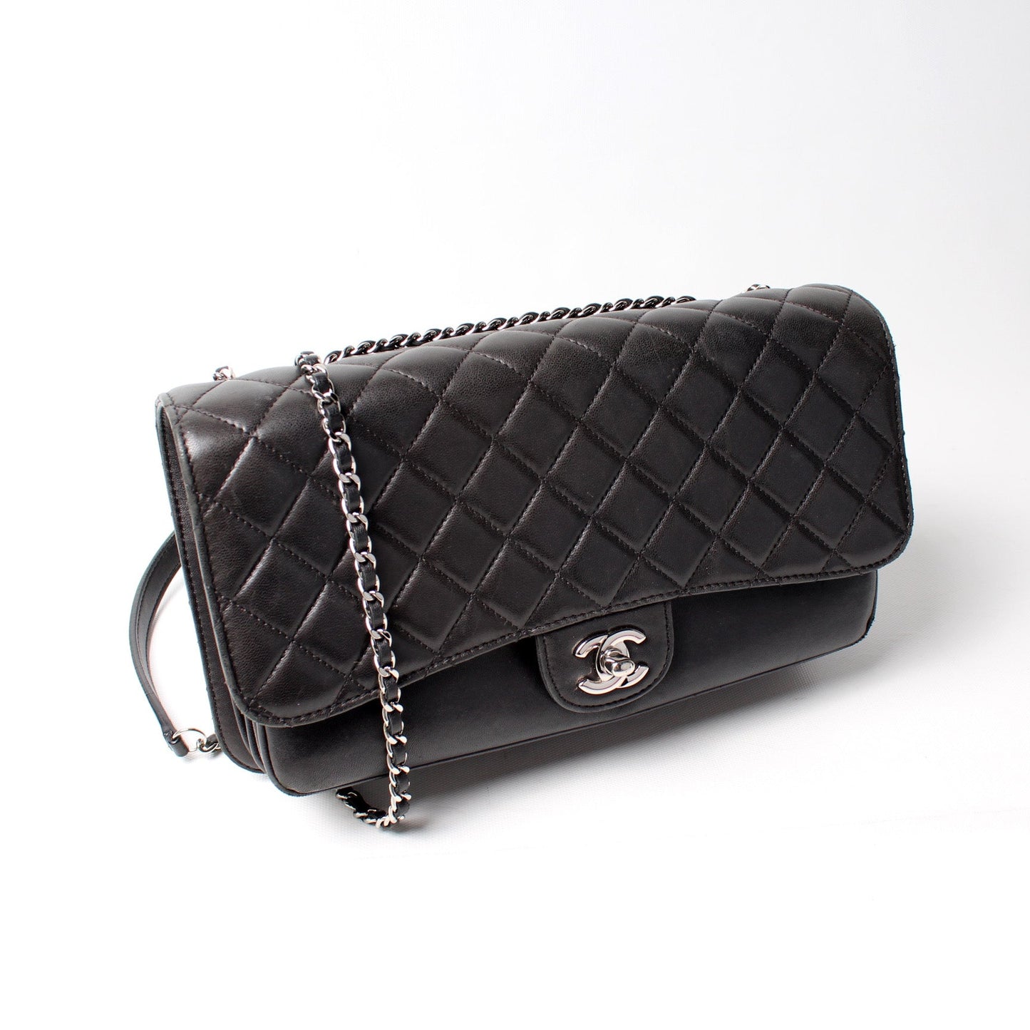 Chanel 4 Accordian Flap Lambskin 16M