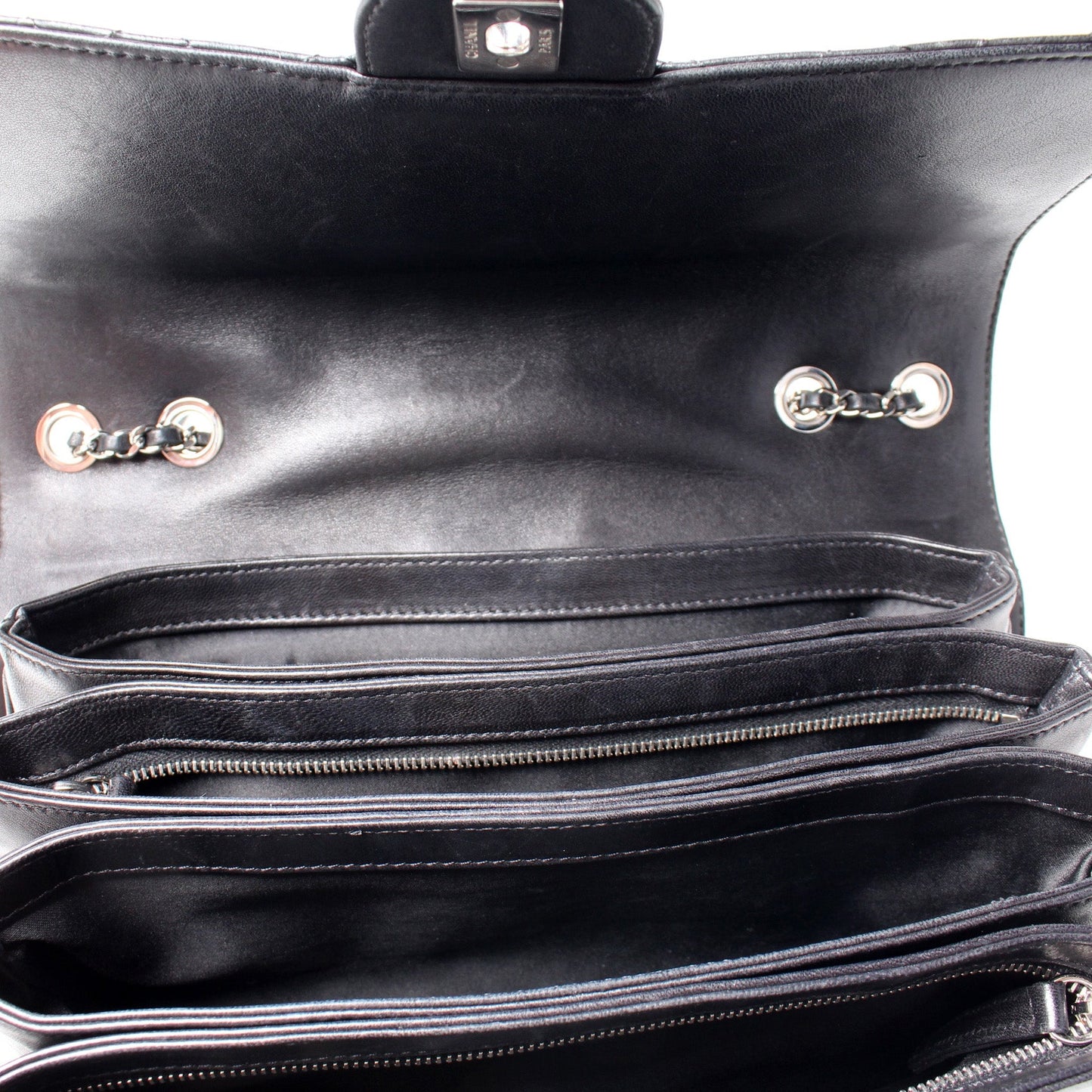 Chanel 4 Accordian Flap Lambskin 16M