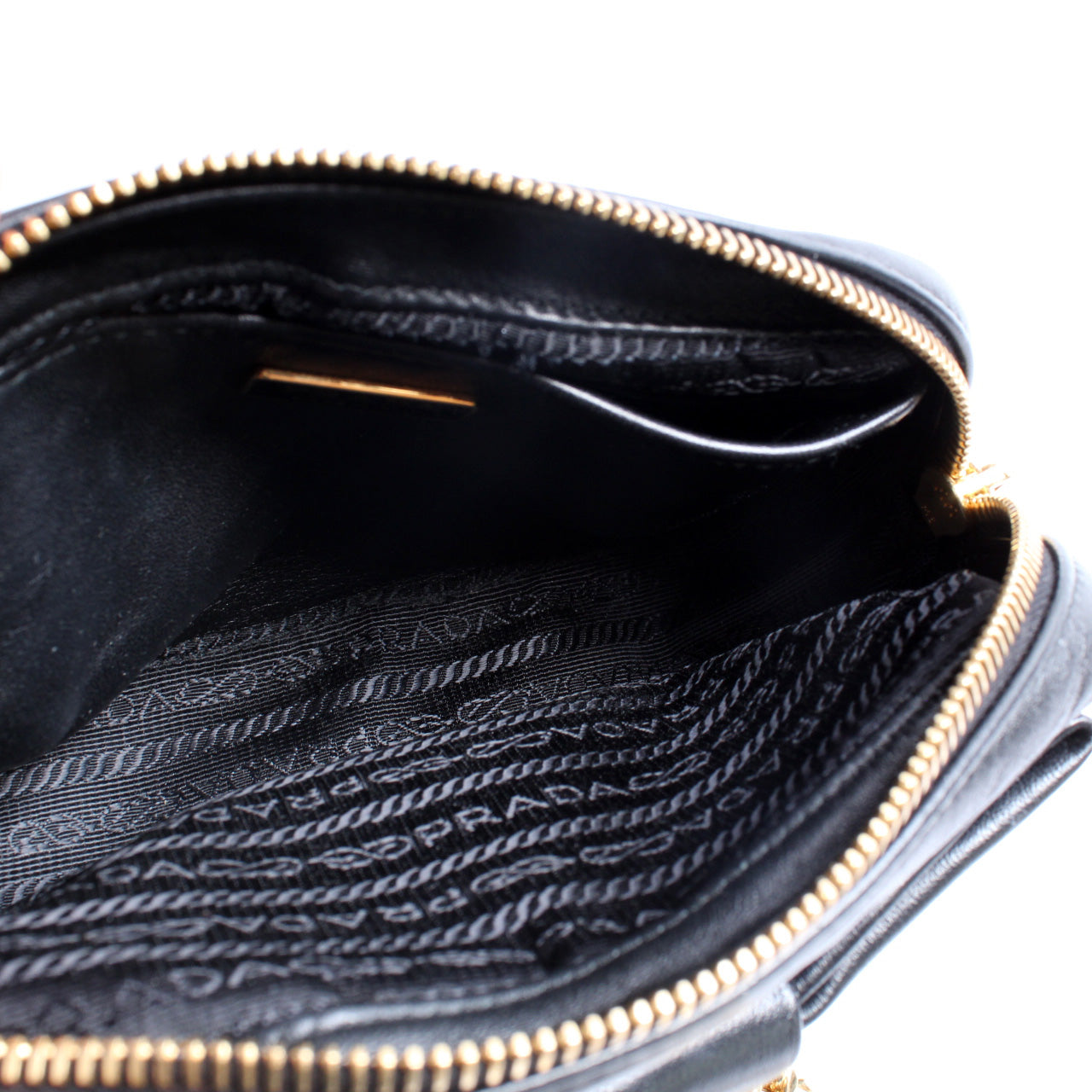 Prada Nappa Bow Crossbody Clutch