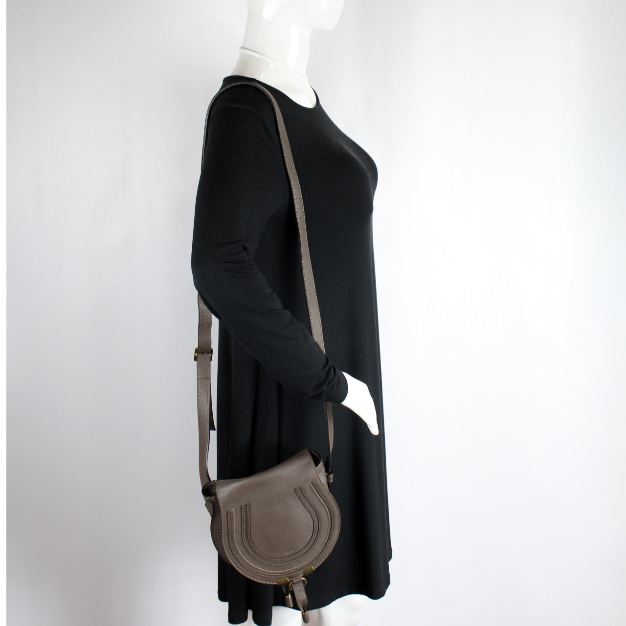 Chole Marcie Saddle Bag Crossbody Mini