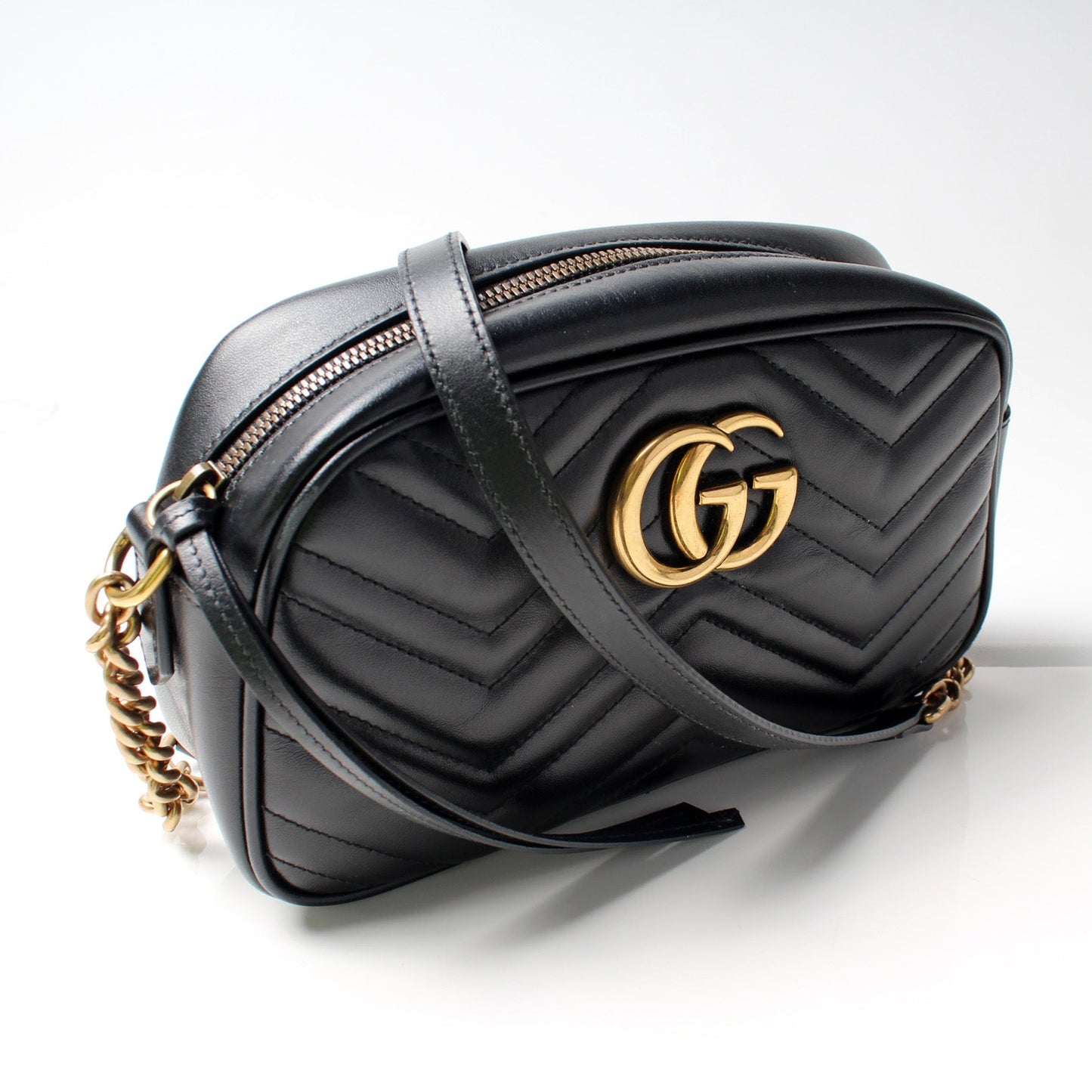447632 Marmont Small Leather Camera