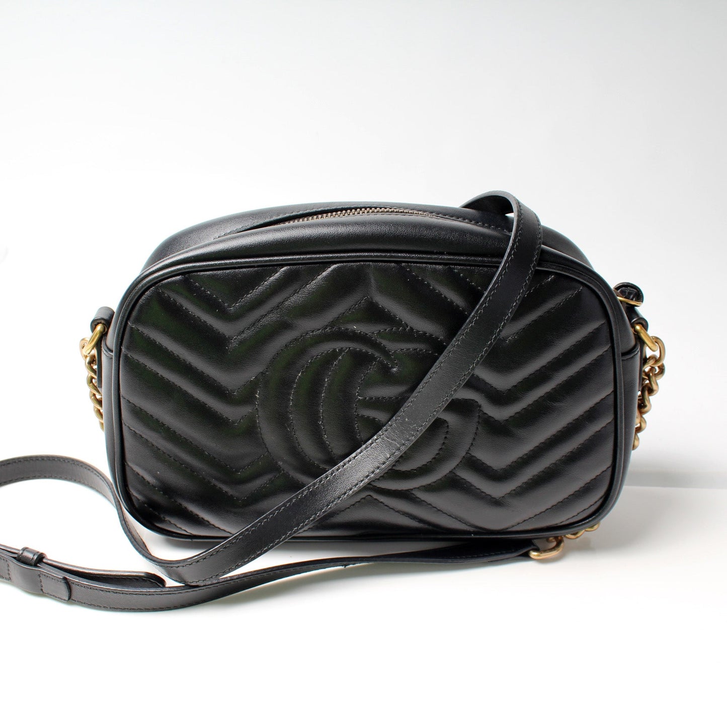 447632 Marmont Small Leather Camera