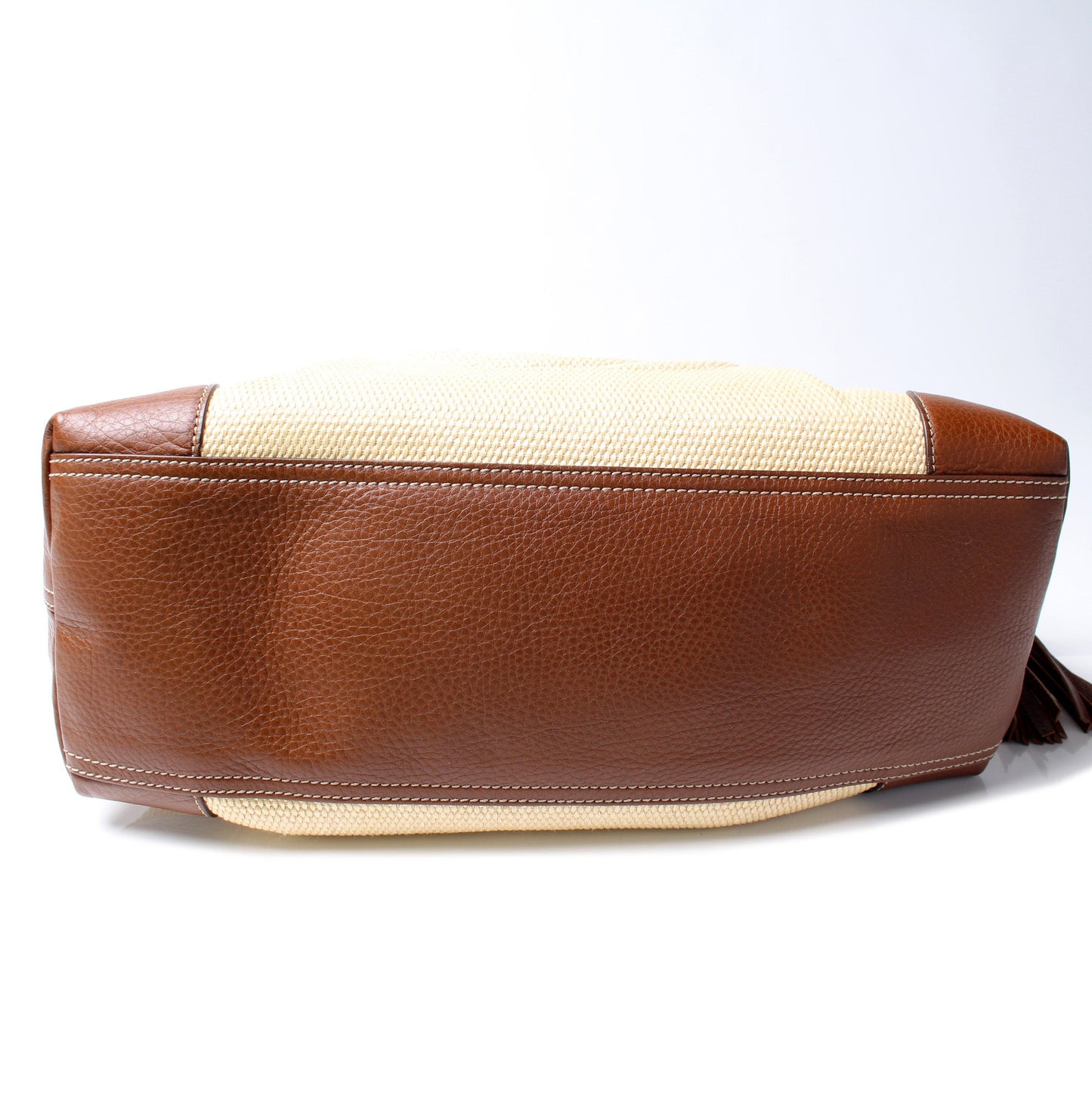 308982 Soho Raffia Shoulder Medium