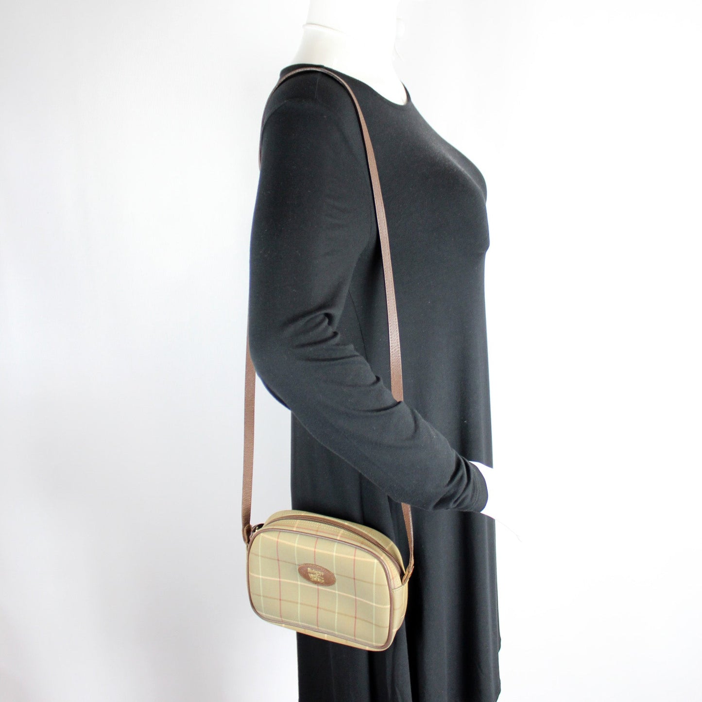 Vintage Canvas Pochette Crossbody