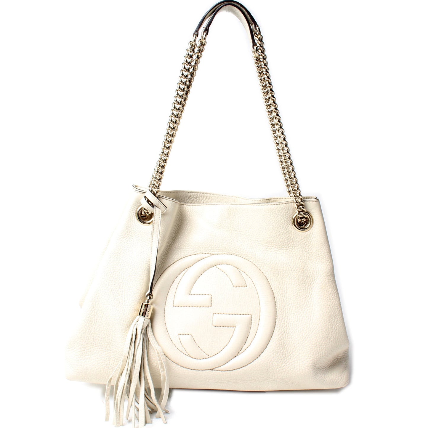308982 Soho Leather Shoulder Medium