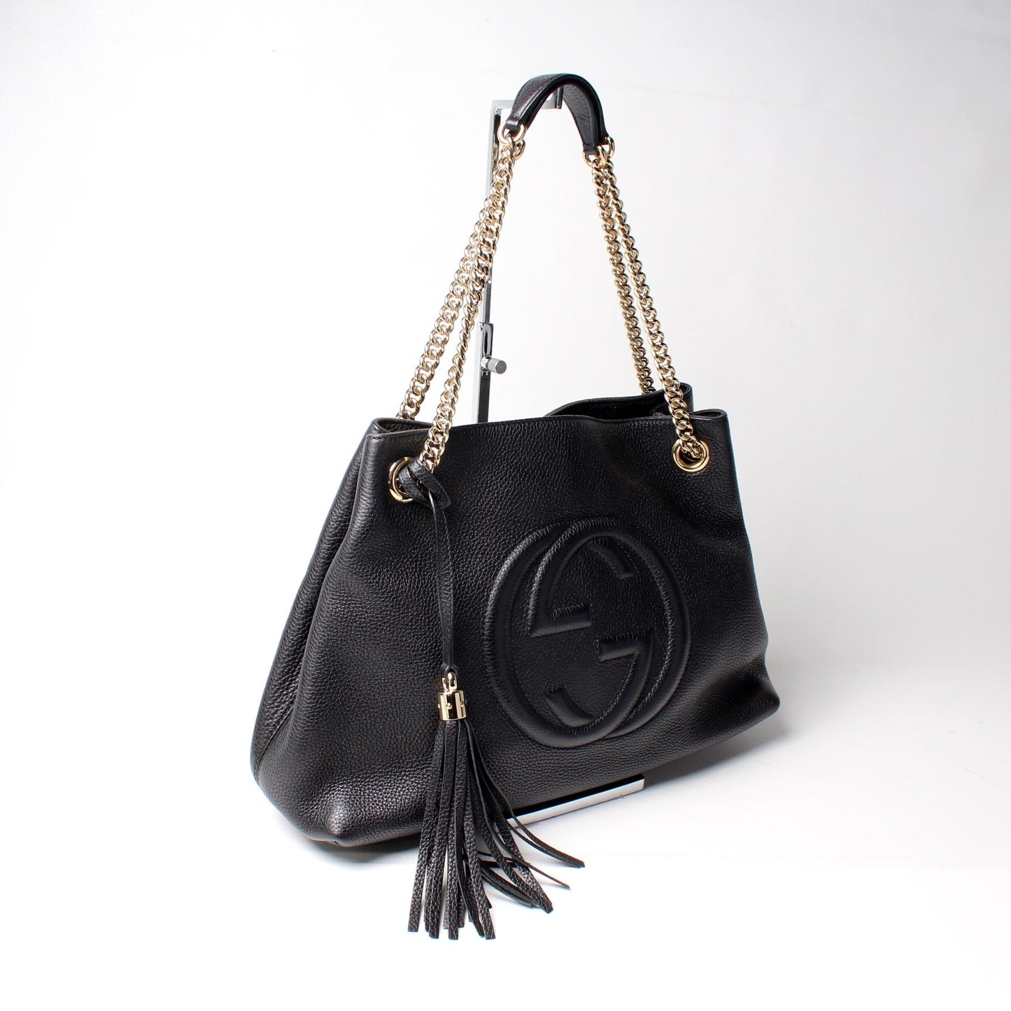 308982 Soho Leather Shoulder Medium