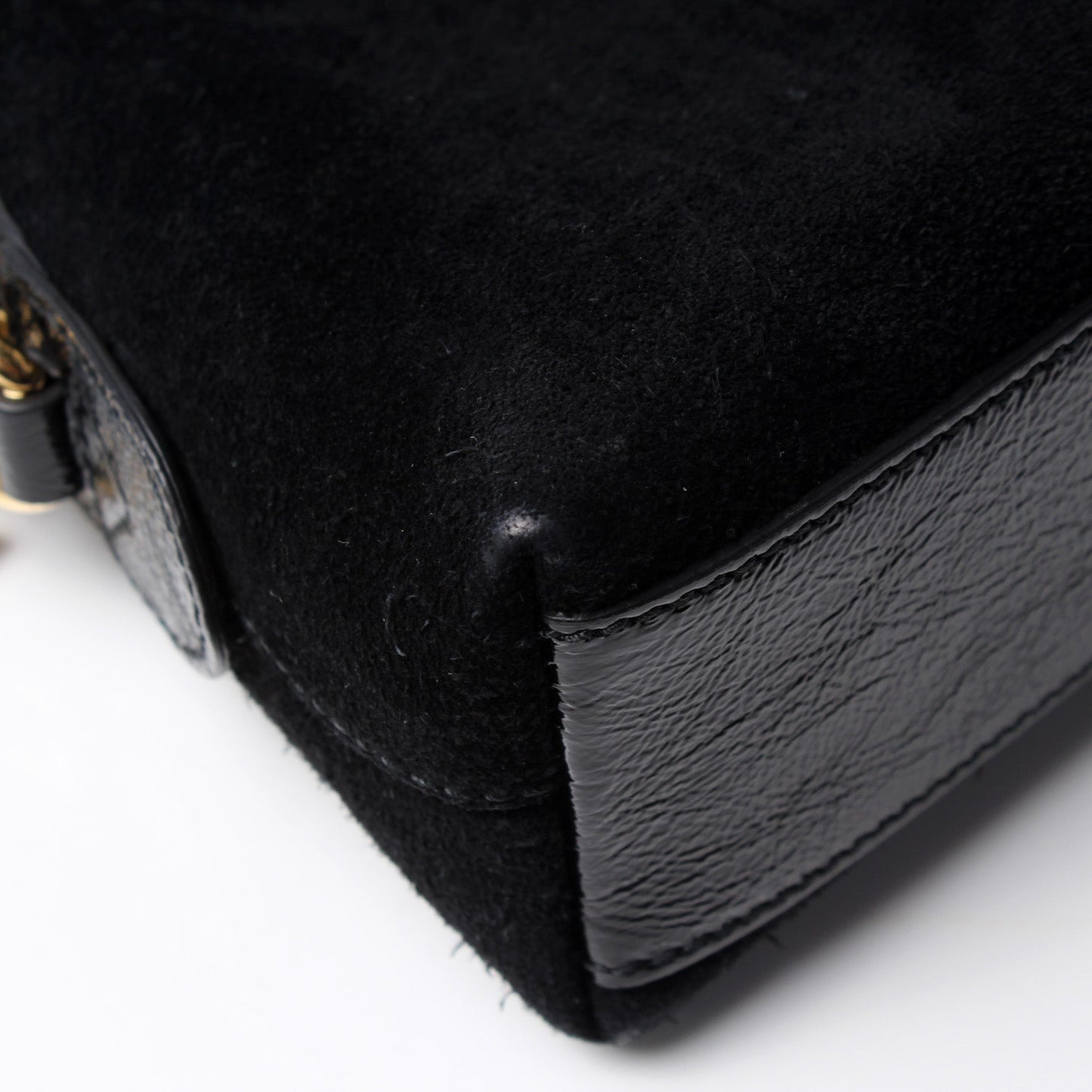 499621 Ophidia GG Suede Small Crossbody
