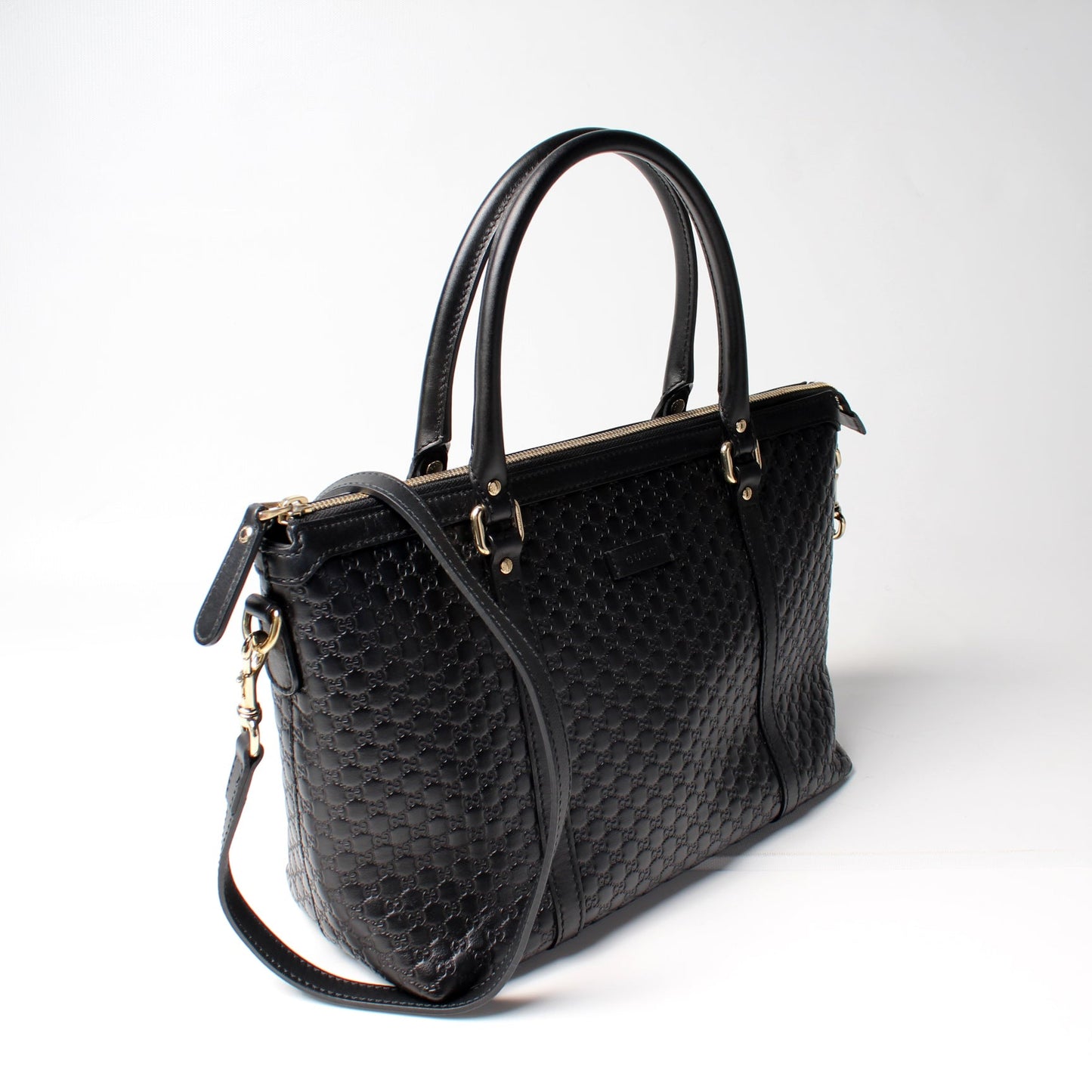 449656 Margaux Satchel Micro Guccissima