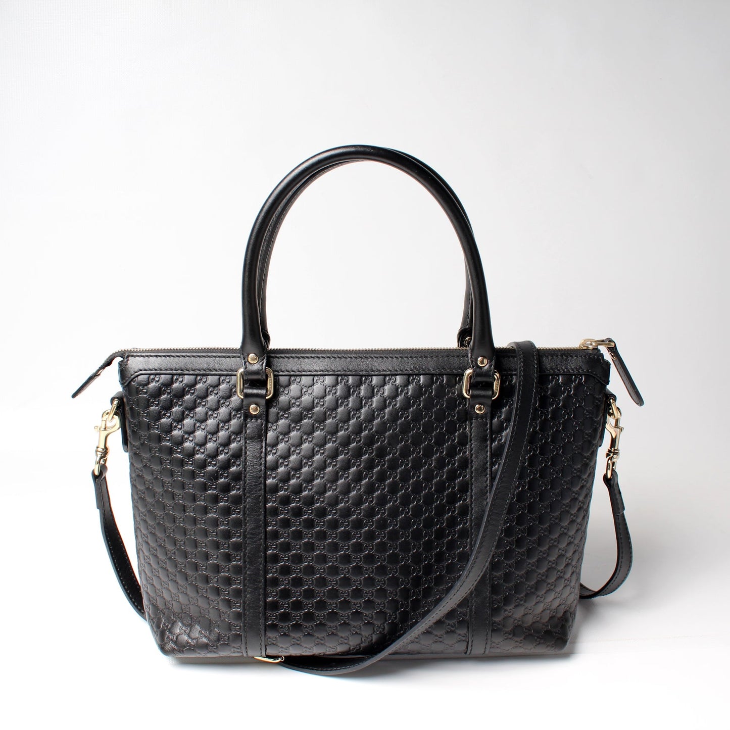 449656 Margaux Satchel Micro Guccissima