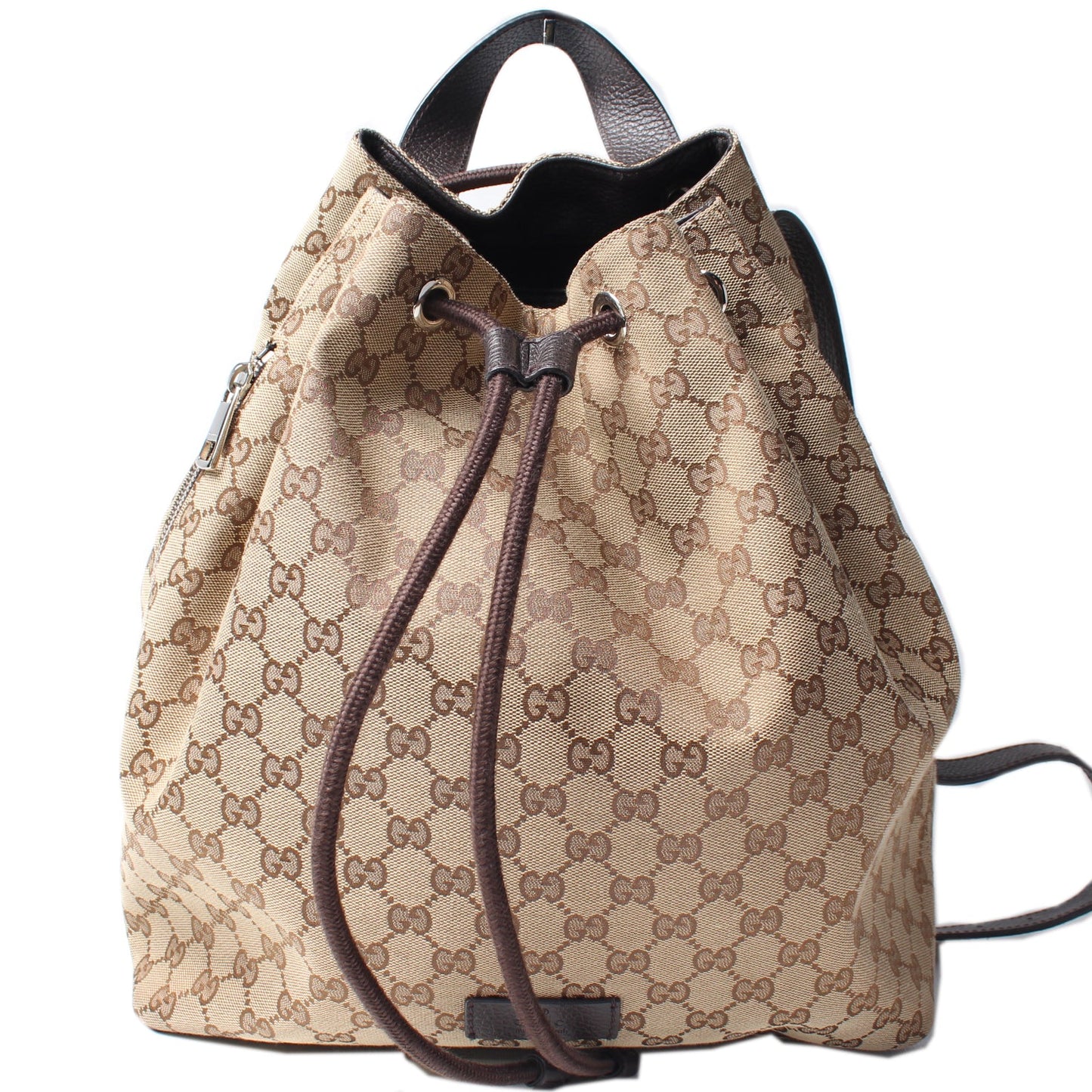 449175 GG Canvas Drawstring Backpack
