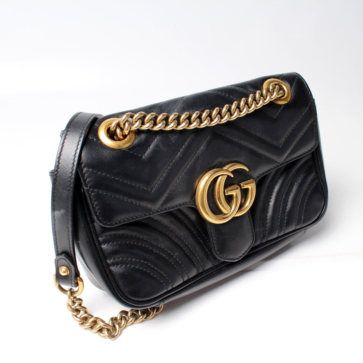 446744 Marmont Shoulder Mini Flap