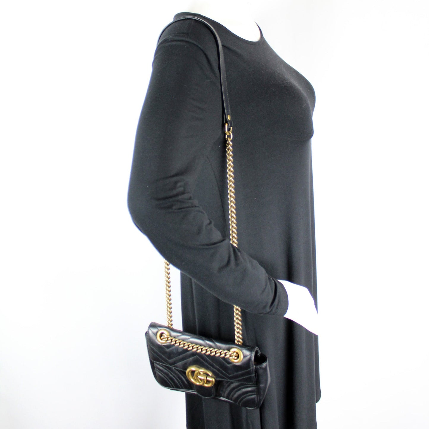 446744 Marmont Shoulder Mini Flap
