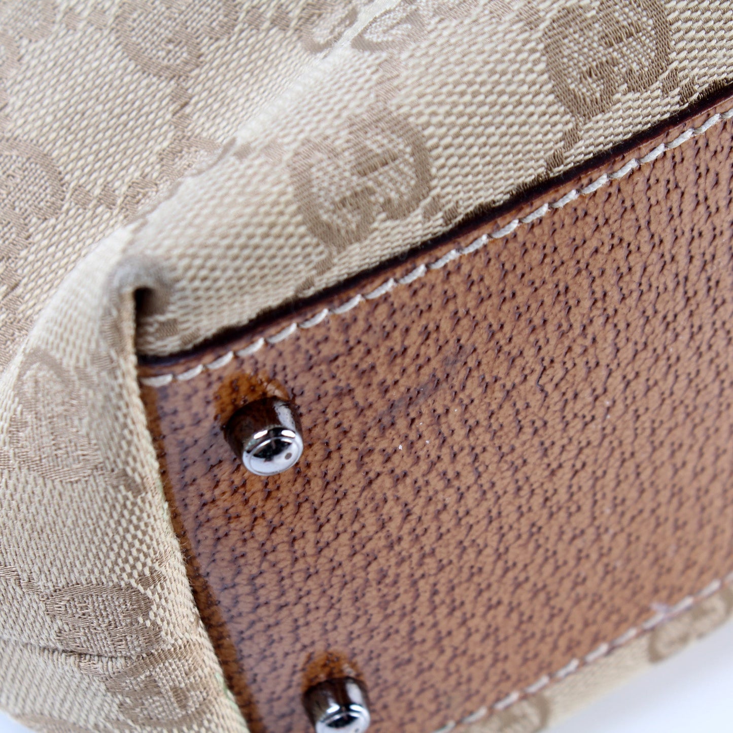 113009 GG Canvas Mini Boston