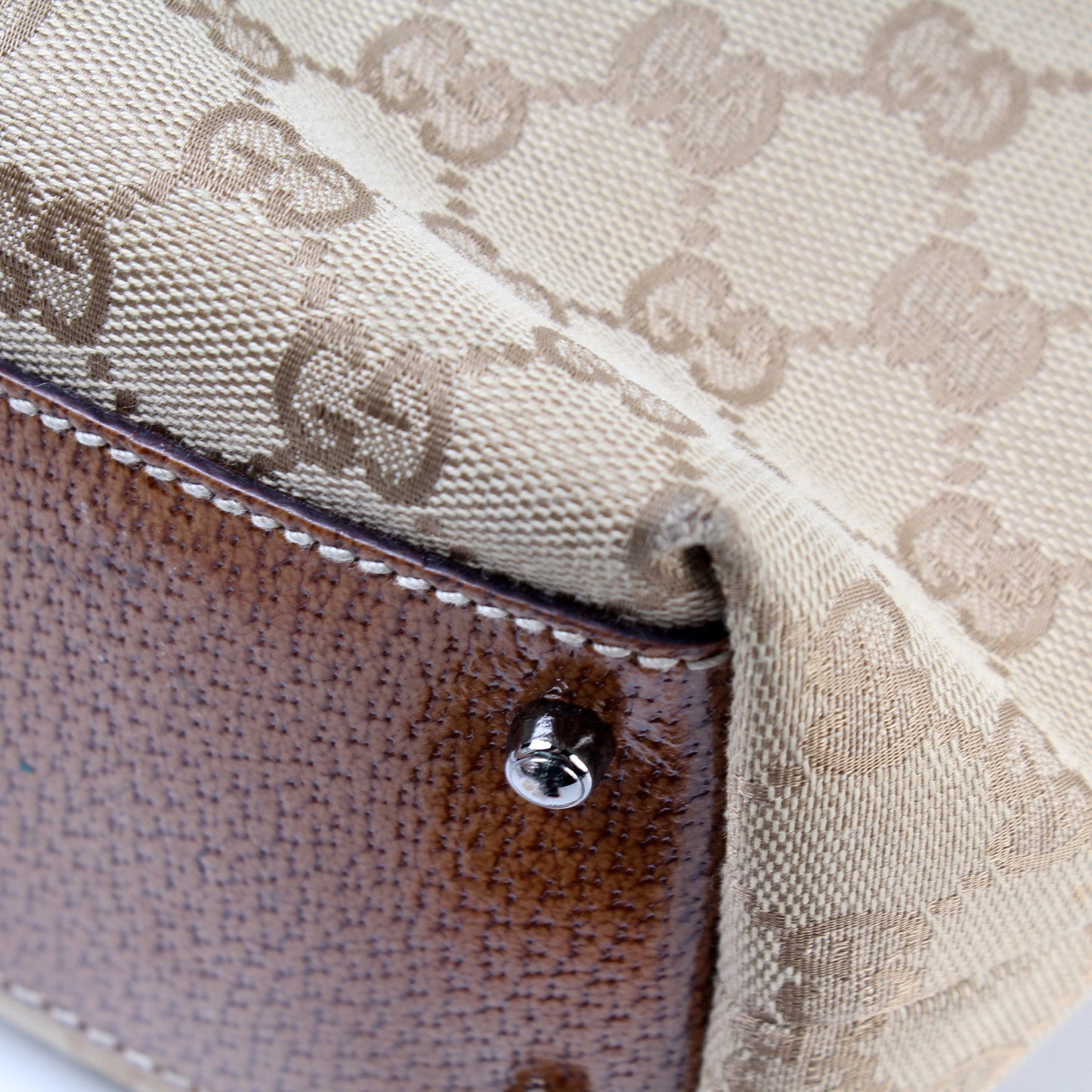 113009 GG Canvas Mini Boston