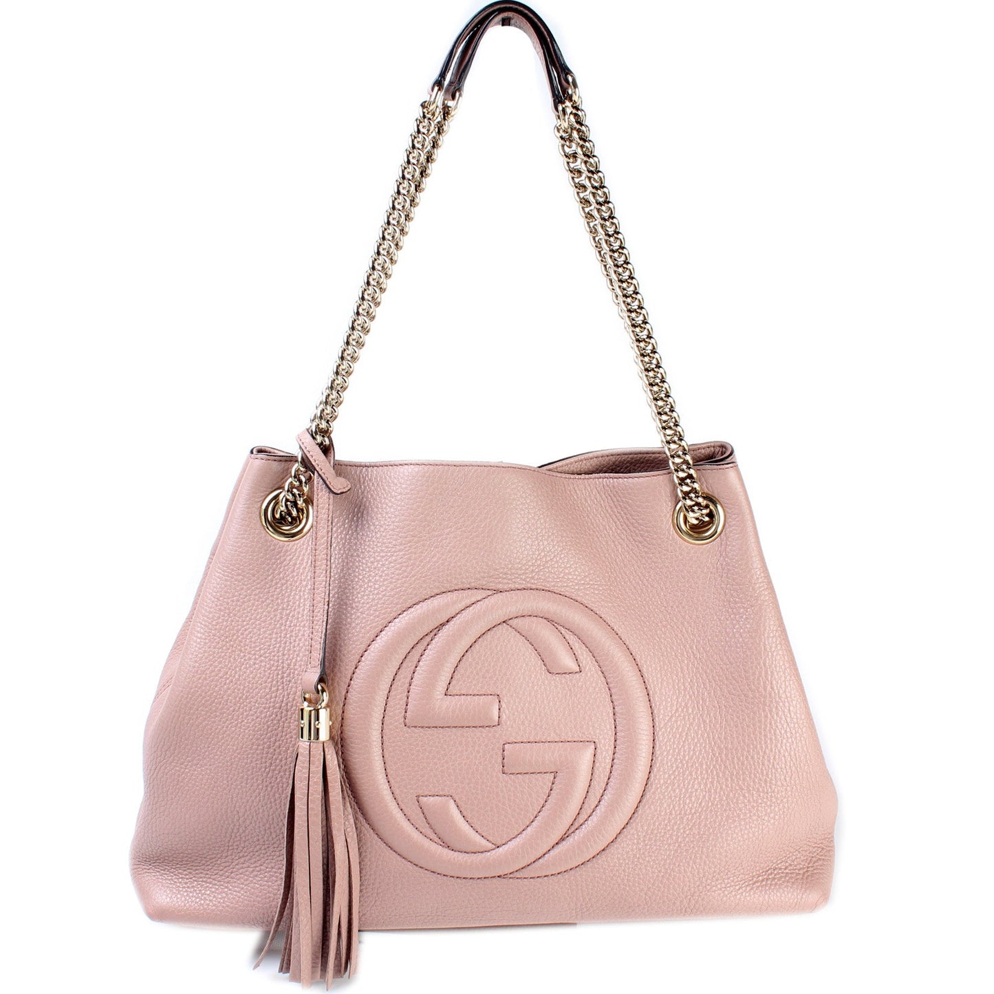 308982 Soho Leather Shoulder Medium