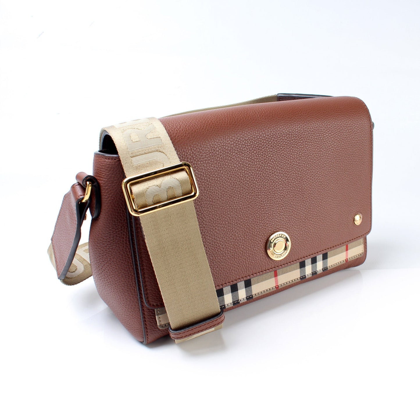 Note Crossbody Leather / Vintage Check