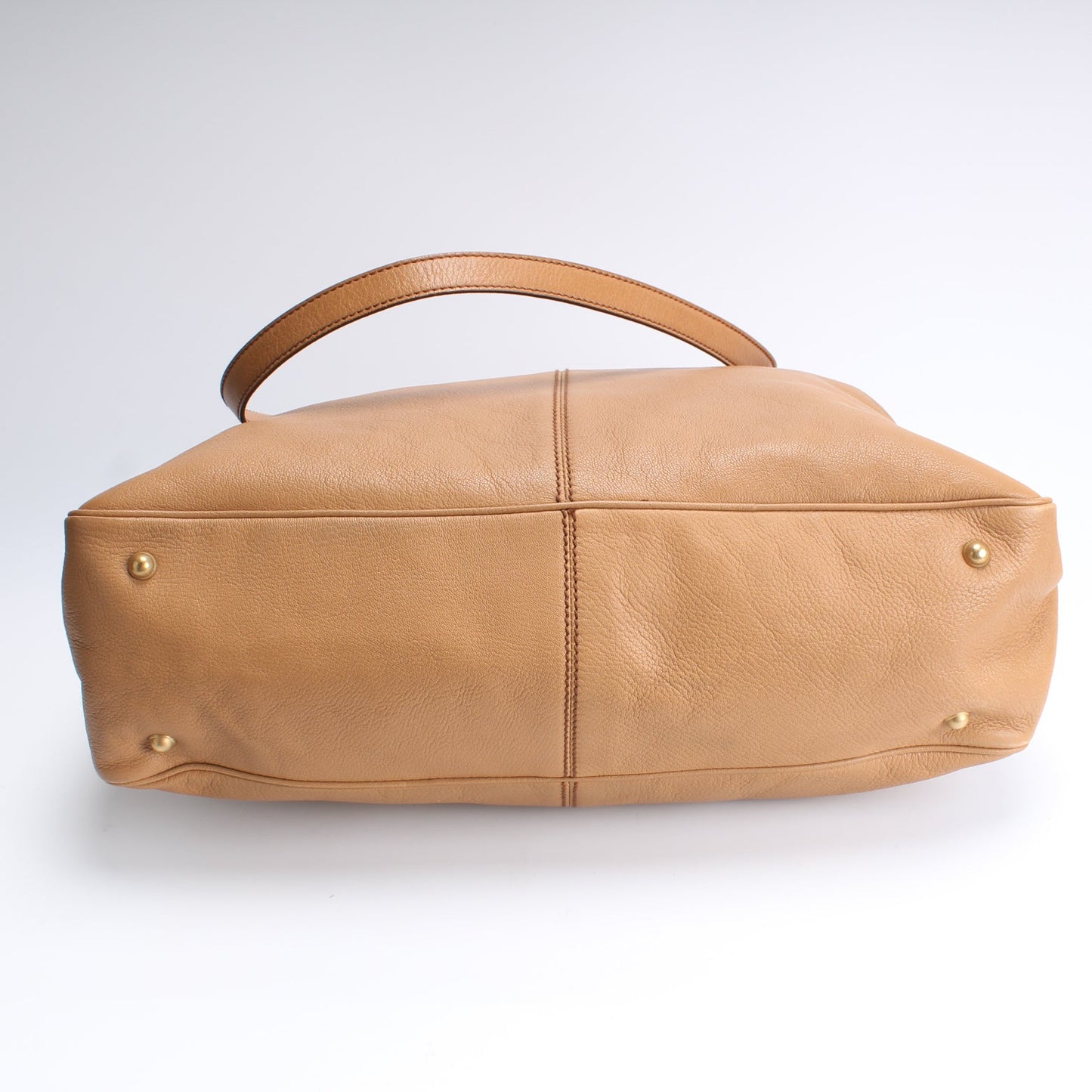 121540 Blondie Studded Tote Leather