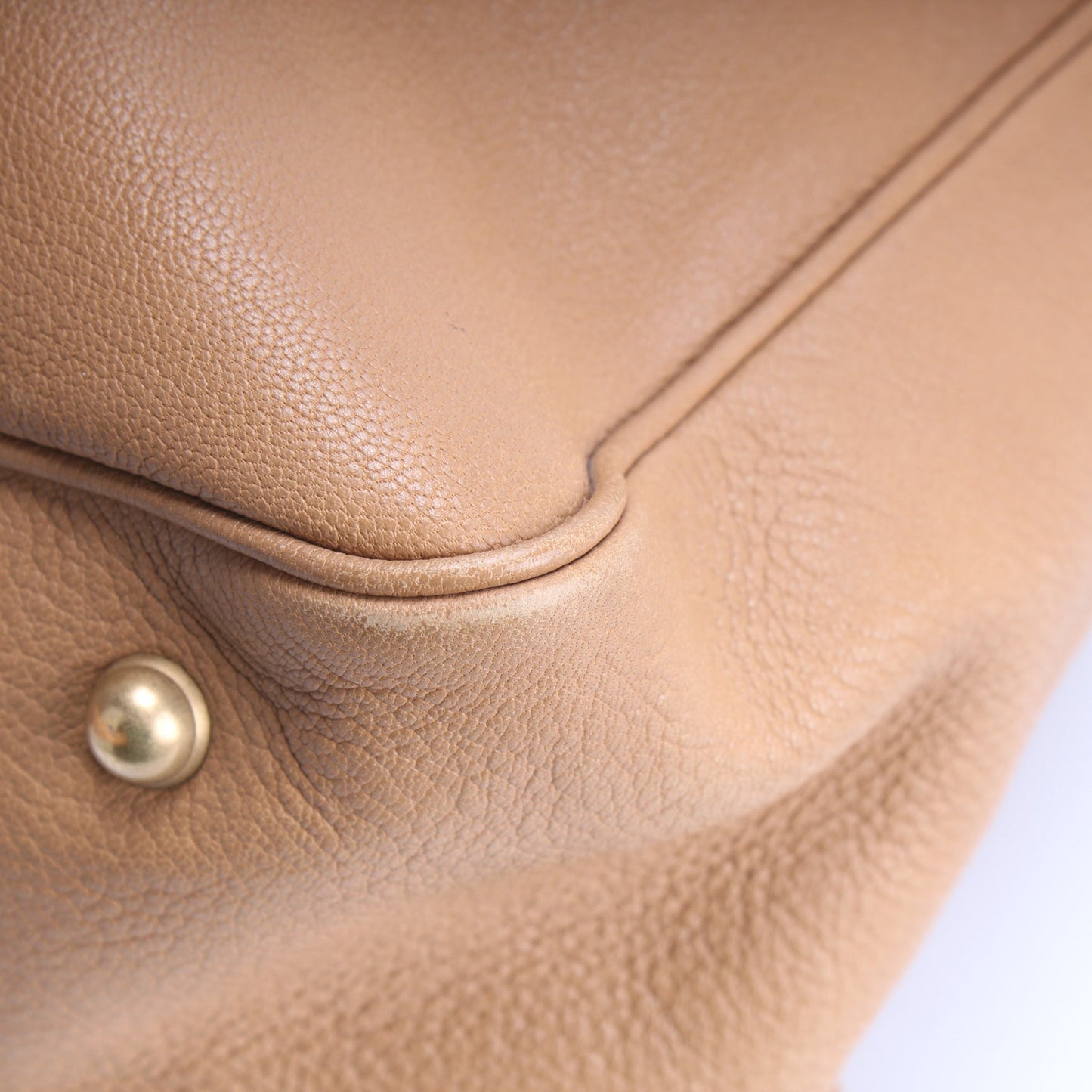 121540 Blondie Studded Tote Leather