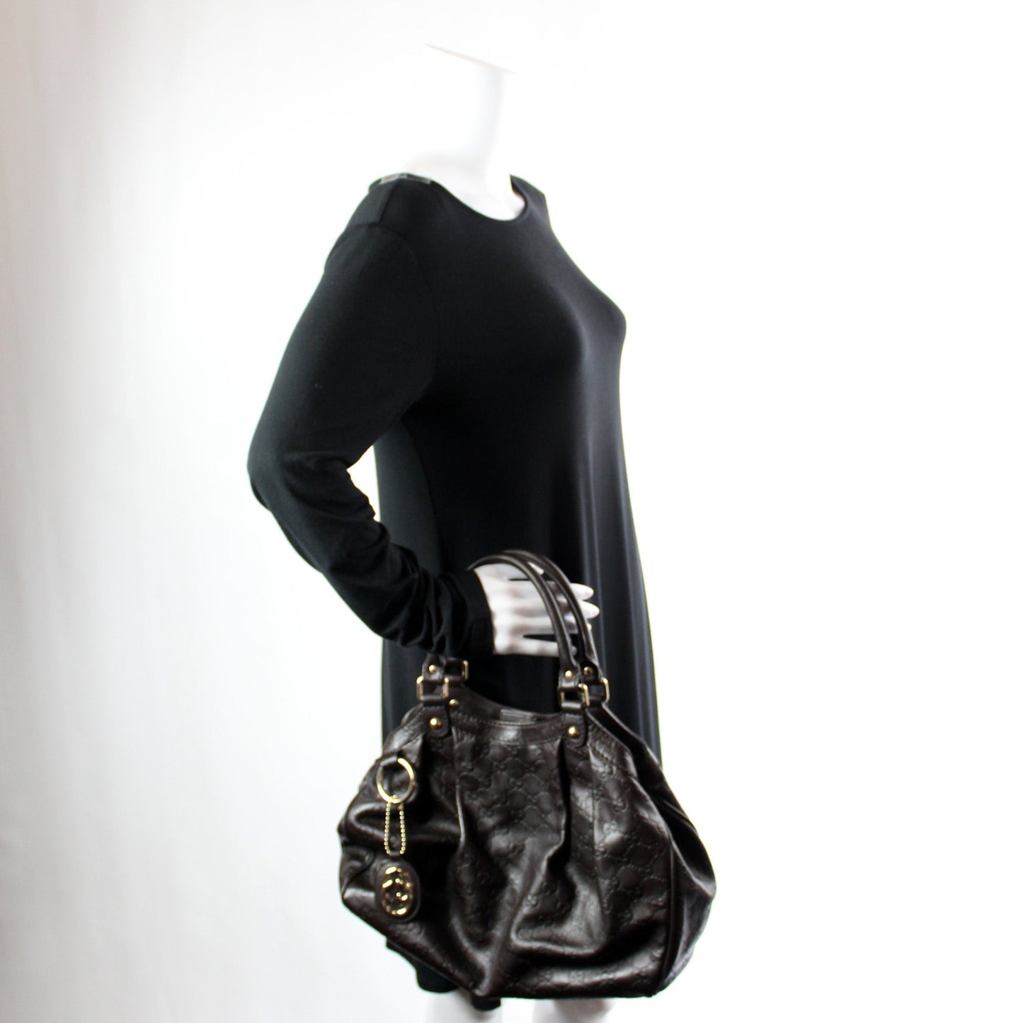 211944 Sukey Guccissima Leather Medium
