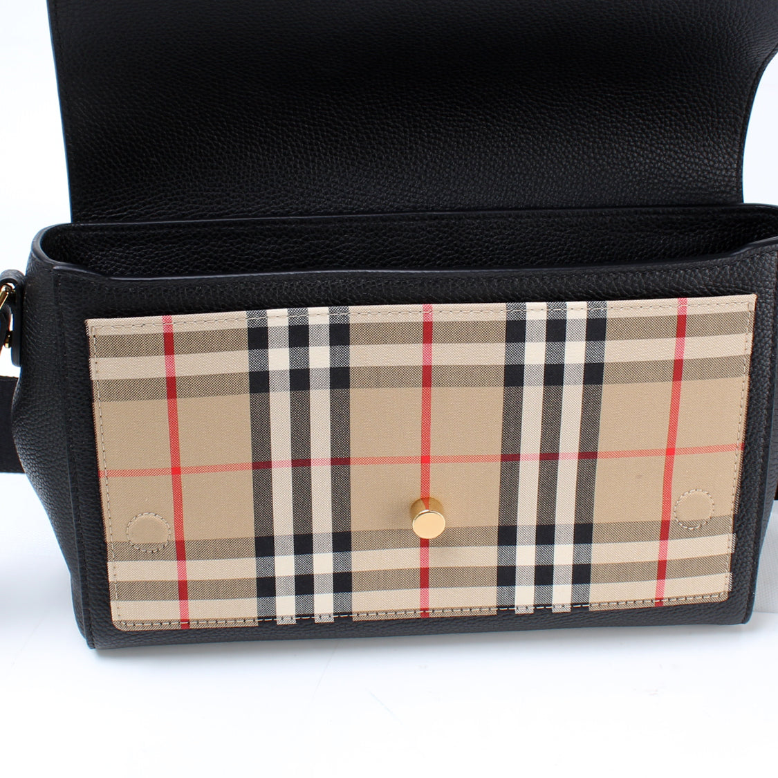 Note Crossbody Leather / Vintage Check