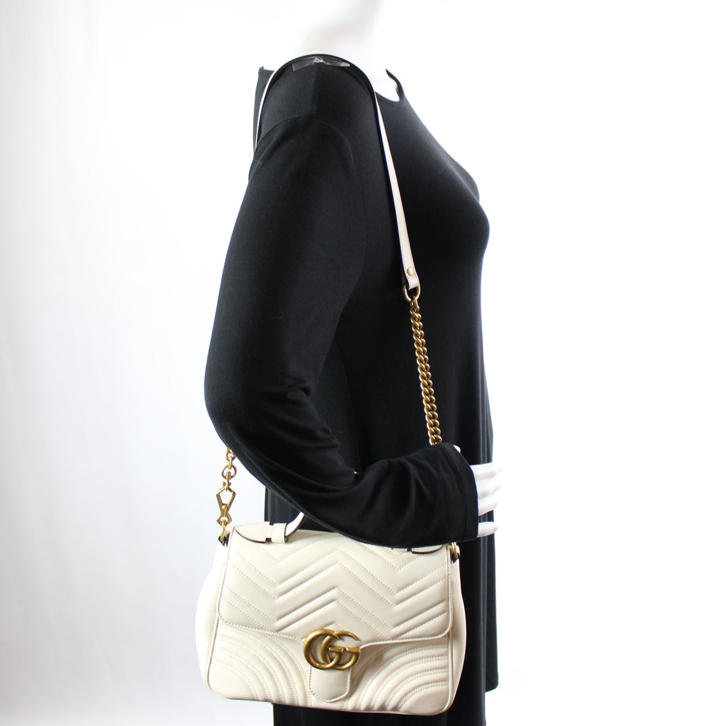498110 GG Marmont Small Top Handle