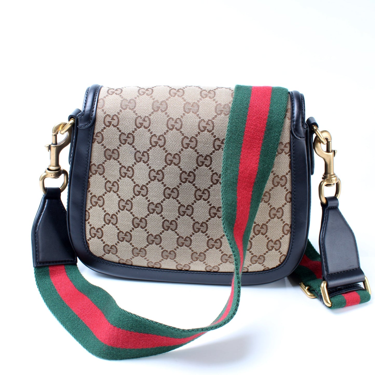 383848 GG Canvas Lady Web Original Shoulder Bag