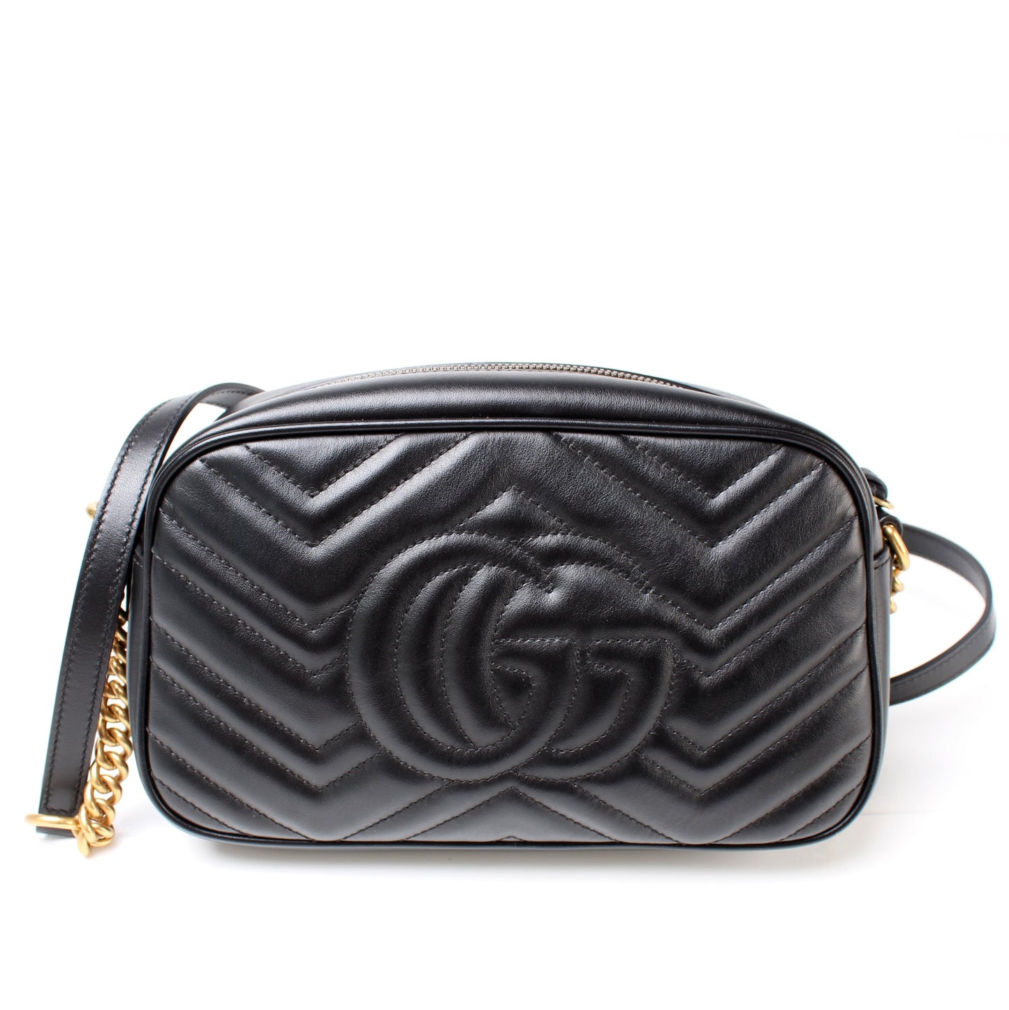 447632 Marmont Small Leather Camera Bag