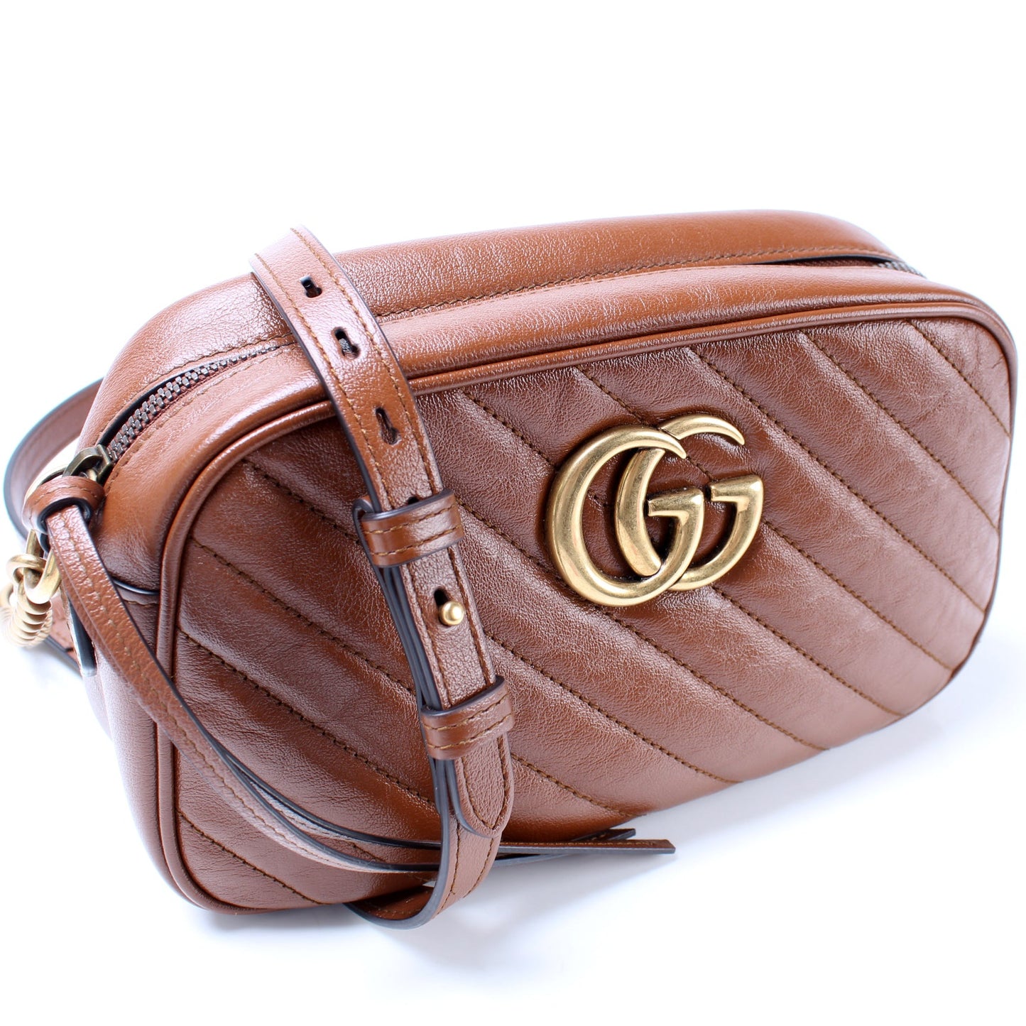 447632 Marmont Small Leather Camera Bag