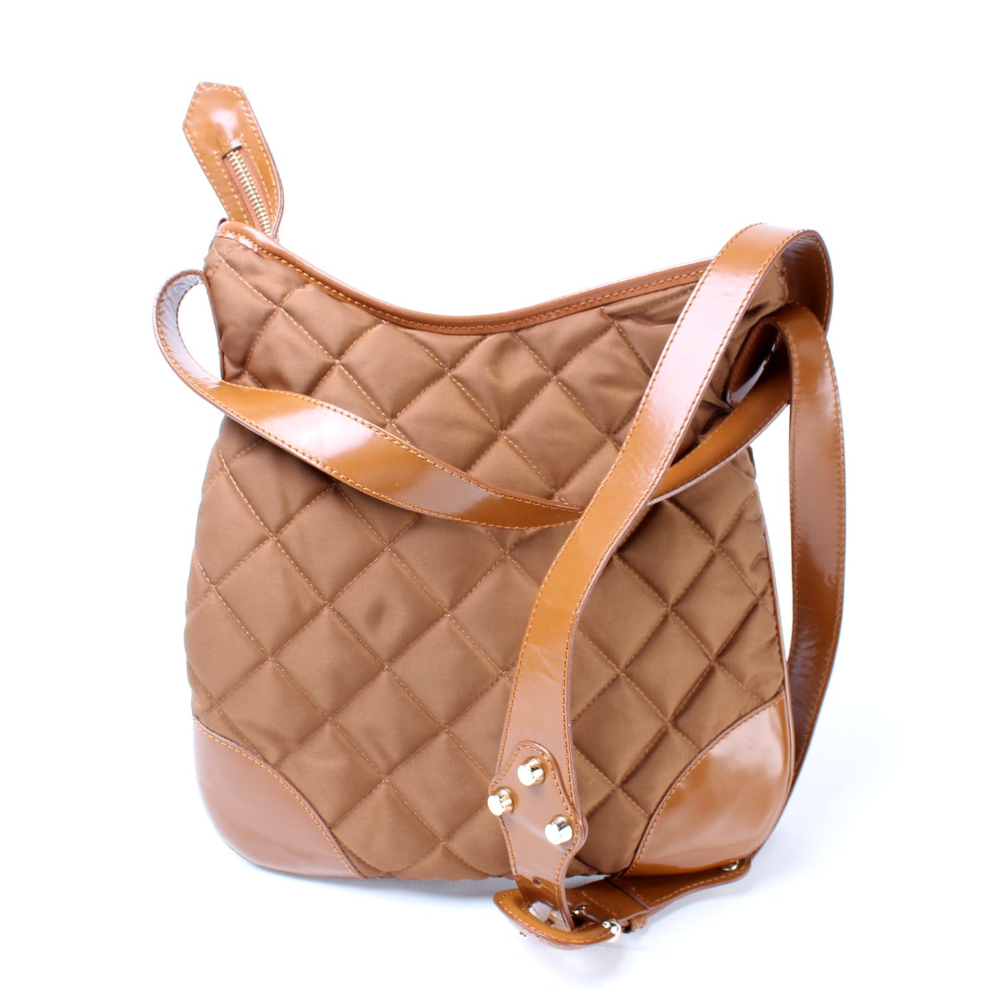 Nylon Quilted Crossbody